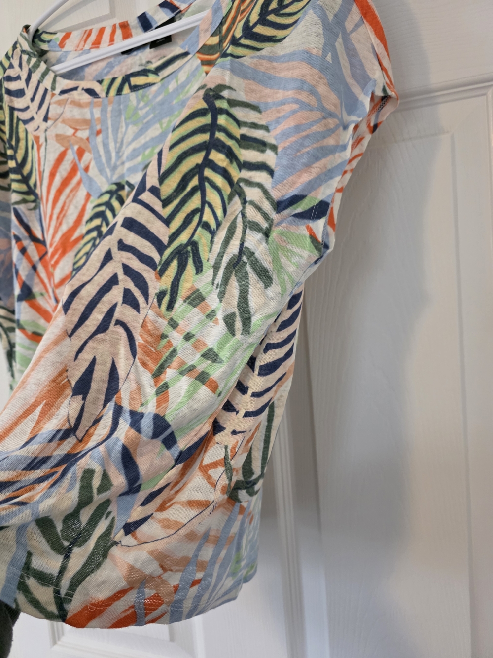 Short Sleeve Linen Shirt | SZ Medium - Picture 3 of 8
